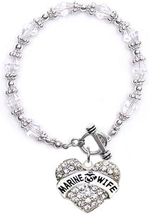 The Marine Wife Hypoallergenic Toggle Bracelet, Safe-Nickel, Lead, Cadmium Free