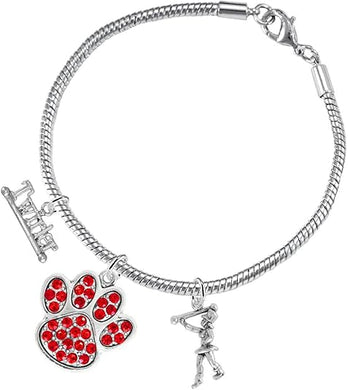 The, Majorette Jewelry Red Crystal Paw Hypoallergenic Adjustable, Safe-Nickel, Lead FreeThe Perfect Gift, 