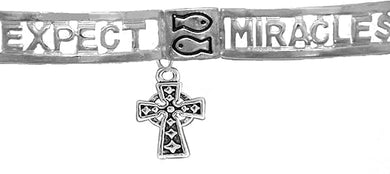 Expect Miracles, The Original Hypoallergenic, Safe-Nickel, Lead, Cadmium Free, Adjustable Stretch Bracelet