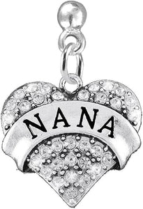 Nana Charm Post Earring Hypoallergenic, Safe-Nickel, Lead & Cadmium Free!