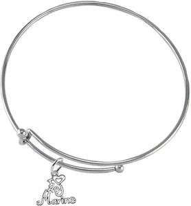 Marine, I Love My Marine, Adjustable Bracelet Hypoallergenic, Safe-Nickel, Lead, Cadmium Free