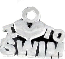 I Love Swimming, Adjustable Necklace, Hypoallergenic, Safe-Nickel Free, No Poisonous Lead Or Cadmium