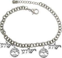Messianic The Tree Of Life And Yeshua Charm Bracelet,Adjustable, Hypoallergenic, Safe-Nickel, Lead, Cadmium Free