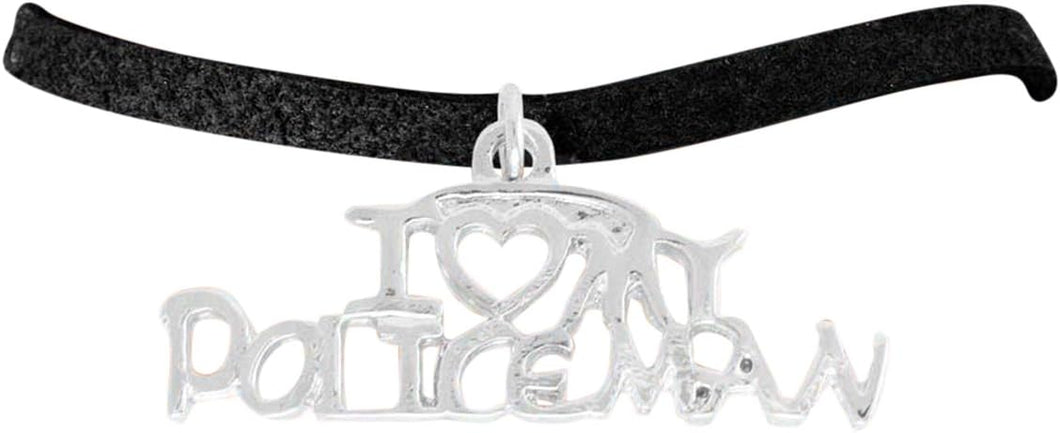 Policeman I Love My Policeman Hypoallergenic Adjustable Bracelet Nickle, Lead Free