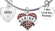 Mom, I Will Love You Forever, Marine Hypoallergenic, Safe-Nickel Free, No Poisonous Lead Or Cadmium