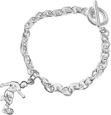 The, Soccer Player Jewelry Bracelet Hypoallergenic, Safe-Nickel, Lead Free