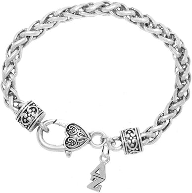 Delta Zeta Vintage Antique Bracelet - Licensed Sorority Jewelry Manufacturer, Hypoallergenic Safe-No Nickel, No Lead, And No Poisonous Cadmium