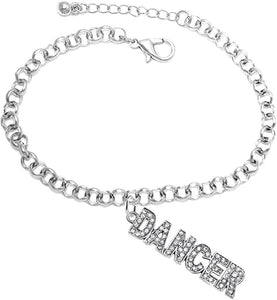 Dancer Adjustable Hypoallergenic Safe Bracelet. Nickel, Lead & Cadmium Free Fits Anyone