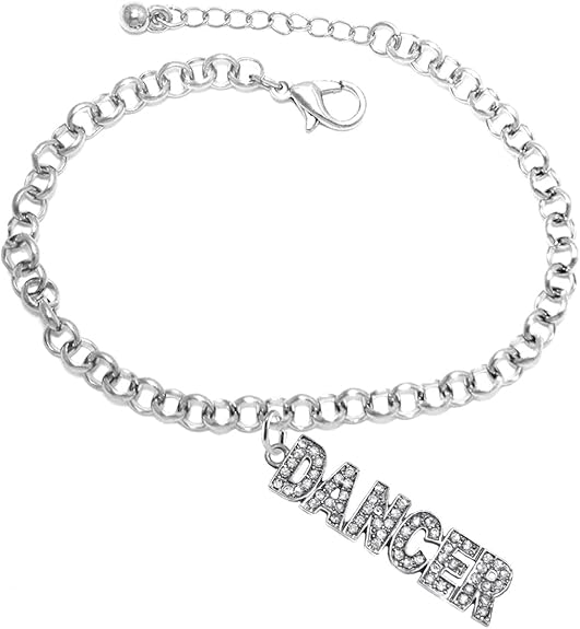 Dancer Adjustable Hypoallergenic Safe Bracelet. Nickel, Lead & Cadmium Free Fits Anyone