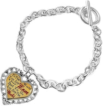 Mom Heart Charm Bracelet Hypoallergenic, Safe, Nickel, Lead & Cadmium Free!