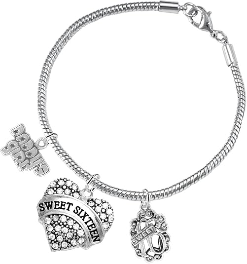 The Sweet Sixteen Hypoallergenic Love Bracelet Nickel, Lead & Cadmium Free!