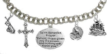 Saint Benedict Crucifix-Mary with Christ Child, Prayer, Calvary, Protect Me from Harm, from Evil, from The Devil. Nickle, Lead Cadmium Free