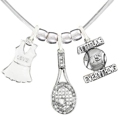Gorgeous Tennis Hypoallergenic Adjustable Necklace. Nickel and Lead Free