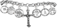 Christmas, Exclusive, 7 Charm, Adjustable Chain Bracelet Hypoallergenic, Safe-Nickel, Lead, Cadmium Free