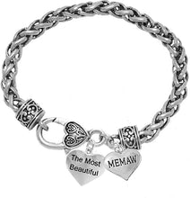 The Most Beautiful Memaw, Hypoallergenic, Safe-Nickel, Lead, Cadmium Free