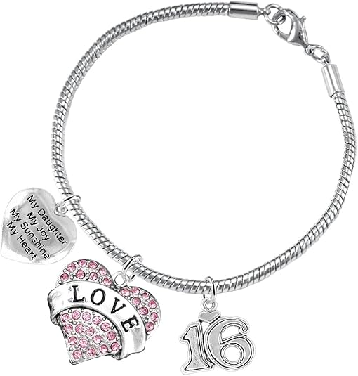 The Perfect Gift Sweet Sixteen Hypoallergenic My Daughter, My Joy, My Sunshine Nickel, Lead, Free.