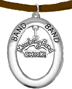 Marching Band Chick, Hypoallergenic Adjustable Necklace, Safe-Nickel, Lead and Cadmium Free