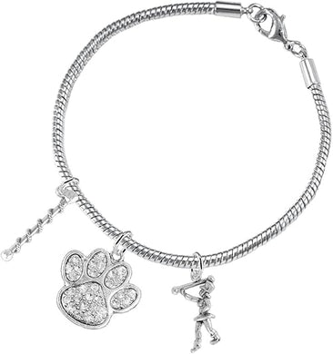 The, Majorette Jewelry Paw Crystal Hypoallergenic Adjustable, Safe-Nickel, Lead Free