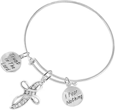 Christian 3 Charm Adjustable Bracelet Hypoallergenic, Safe-Nickel, Lead, Free