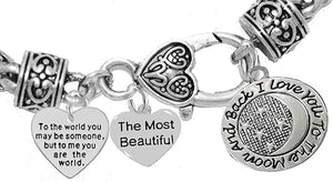 Mother's Day Jewelry, Mom, Jewelry, Grandma Jewelry The Most Beautiful Bracelet, Hypoallergenic, Safe-Nickel, Lead, Free