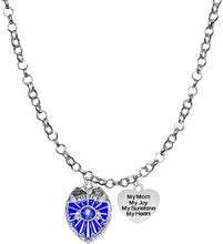 Policeman's, My Mom, My Joy, My Sunshine, My Heart, Hypoallergenic, Safe-Nickel Free, No Poisonous Lead Or Cadmium.