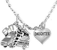EMT, Daughter Adjustable Necklace, Hypoallergenic, Safe-Nickel, Lead, Cadmium Free