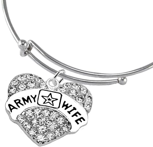 The Army Mom Hypoallergenic Adjustable Bracelet, Safe-Nickel, Lead, Cadmium Free