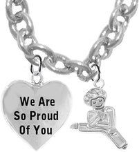 Children's Martial Arts, Kickboxing, Karate Jewelry, We Are So Proud Of You, Adjustable Necklace Hypoallergenic, Children's Safe-Nickel,Lead,Cadmium Free