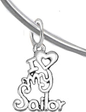 Navy, I Love My Sailor, Adjustable Bracelet Hypoallergenic, Safe-Nickel, Lead, Cadmium Free