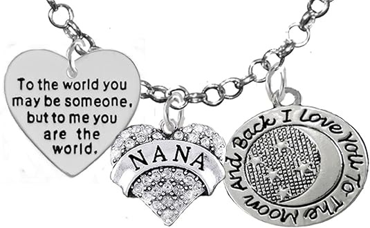 Mother's Day Jewelry, Mom, Jewelry, Nana Necklace, Hypoallergenic, Safe-Nickel, Lead, Free