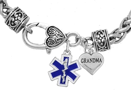 EMT Grandma Bracelet, Hypoallergenic, Safe-Nickel, Lead, Cadmium Free