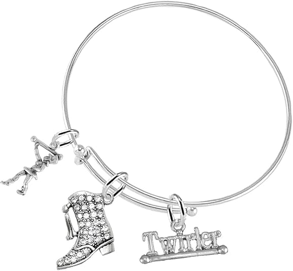 Drill 3 Charm Bracelet Hypoallergenic, Safe-Nickel, Lead & Cadmium Free!