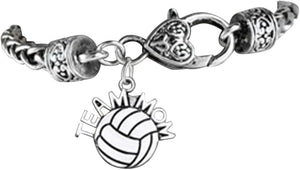 Volleyball Team Mom Bracelet, Safe-Hypoallergenic, Nickel, Lead & Cadmium Free!