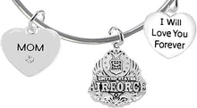 Mom, I Will Love You Forever, Air Force Hypoallergenic, Safe-Nickel Free, No Poisonous Lead Or Cadmium