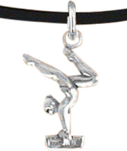 Gymnast On Balance Beam Necklace, Adjustable, Hypoallergenic, Nickel, Lead & Cadmium Free!