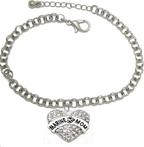 The Marine Mom Hypoallergenic Bracelet, Safe-Nickel, Lead, Cadmium Free