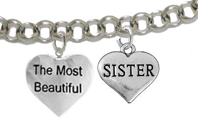 The Most Beautiful Sister, Adjustable, Hypoallergenic, Safe-Nickel, Lead, Cadmium Free