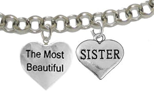 The Most Beautiful Sister, Adjustable, Hypoallergenic, Safe-Nickel, Lead, Cadmium Free