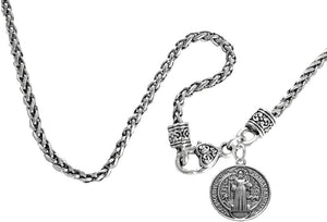 Saint Benedict Protective Charm, and Prayer, Protect Me from Harm, from Evil, from The Devil. Nickle, Lead Cadmium Free