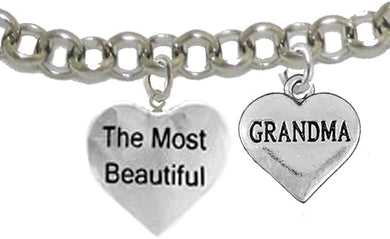 The Most Beautiful Grandma, Adjustable, Hypoallergenic, Safe-Nickel, Lead, Cadmium Free