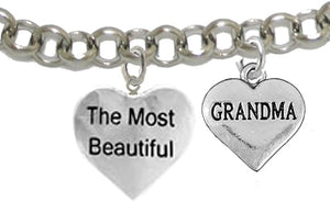 The Most Beautiful Grandma, Adjustable, Hypoallergenic, Safe-Nickel, Lead, Cadmium Free