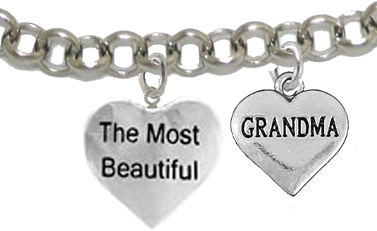 The Most Beautiful Grandma, Adjustable, Hypoallergenic, Safe-Nickel, Lead, Cadmium Free
