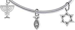 Messanic Christian Bracelet, Hypoallergenic, Safe-Nickel, Lead, Cadmium Free, Adjustable Bracelet