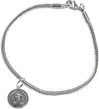 Saint Benedict Protective Charm, and Prayer, Protect Me from Harm, from Evil, from The Devil Adjustable. Bracelet Nickle, Lead Cadmium Free