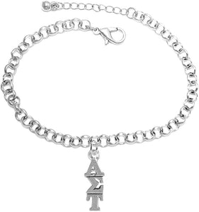 Alpha Sigma Tau Hypoallergenic Safe Adjustable Fits Anyone Bracelet