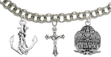 Navy, Adjustable Bracelet, Hypoallergenic, Safe-Nickel, Lead, Cadmium Free