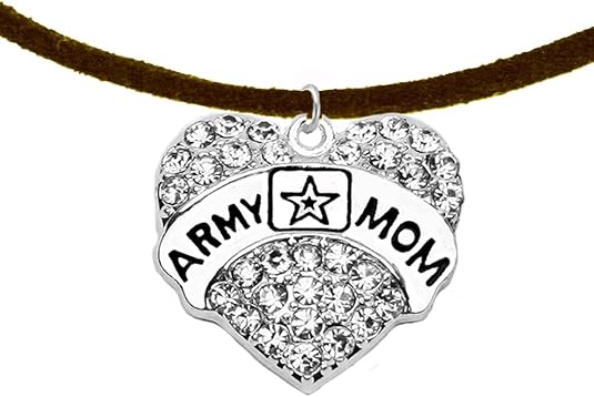 The Army Mom Hypoallergenic Adjustable Necklace, Safe-Nickel, Lead, Cadmium Free