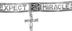 Expect Miracles, The Original Hypoallergenic, Safe-Nickel, Lead, Cadmium Free, Adjustable Stretch Bracelet