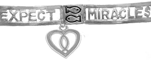 Expect Miracles, The Original Hypoallergenic, Safe-Nickel, Lead, Cadmium Free, Adjustable Stretch Bracelet
