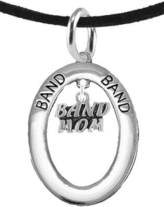 Band Mom, Hypoallergenic Adjustable Necklace, Safe-Nickel, Lead and Cadmium Free
